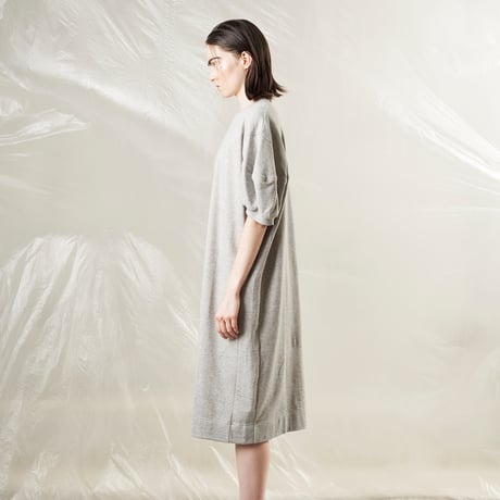 DV-053／“BASICS” 40/20 Mini French Terry Dress／2COLORS