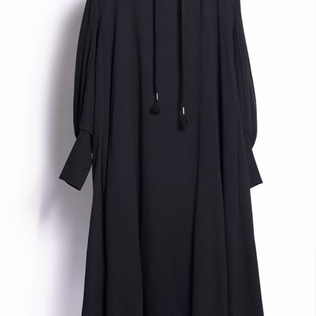 DV-038／“B A S I C S” 40/20 Cotton Fleece Hooded Dress／2COLORS