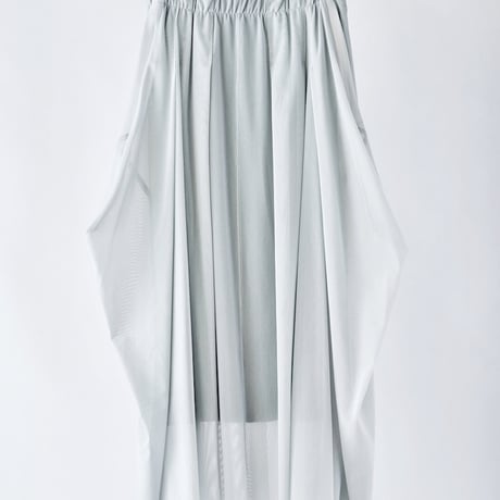 DK29-CS05-S07／Nylon Power Net Long Skirt／2COLORS