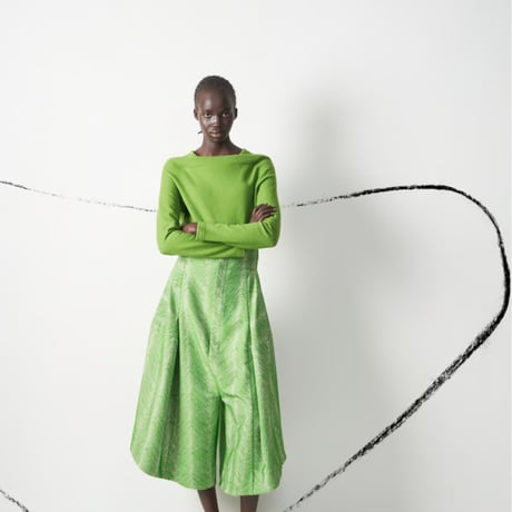 DV-051／Wool Soft Felting Knit Top／1COLOR