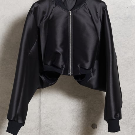 LM02-J01／Limited Edition Silk-blend Bomber Jacket／2COLORS