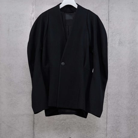 DK30-08-J03／Fine Wool Calze Twill Round Silhouette Jacket／2COLORS