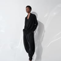 DV-070／“BASICS” 50/- ULTIMA Super Strong Twist Jersey Drape Long Sleeve Top／2COLORS