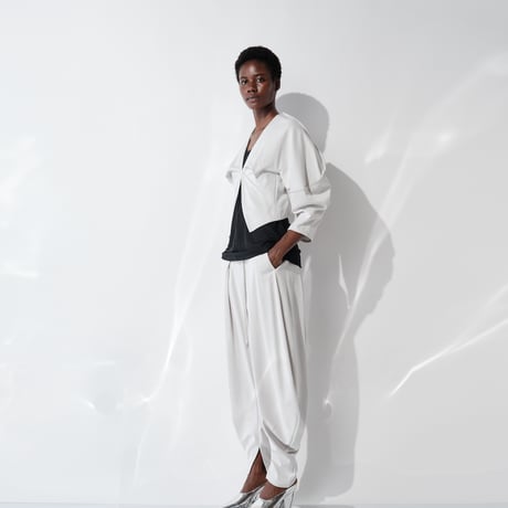 DK29-CS04-J02／Gentle Milano Rib Short Jacket／2COLORS