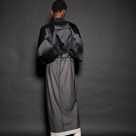 LM02-J01／Limited Edition Silk-blend Bomber Jacket／2COLORS