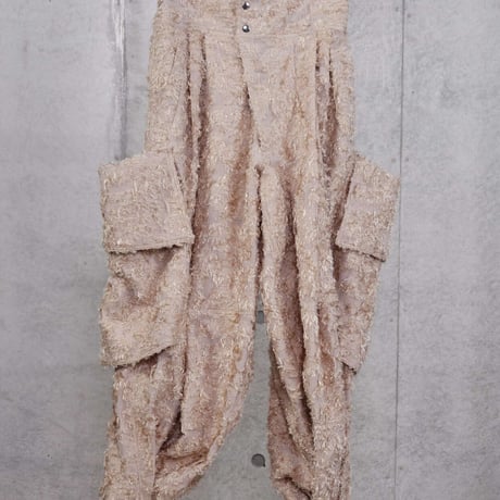 DK30-SP02-P02／Ry/Ny/C Cut Jacquard Multi-pocket Cargo Pants／2COLORS