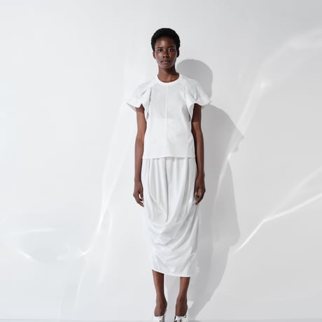 DV-064／“BASICS” 30/1 UV Mercerized Jersey Flare Sleeve T-Shirt／2COLORS