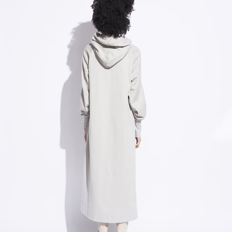 DV-038／“B A S I C S” 40/20 Cotton Fleece Hooded Dress／2COLORS