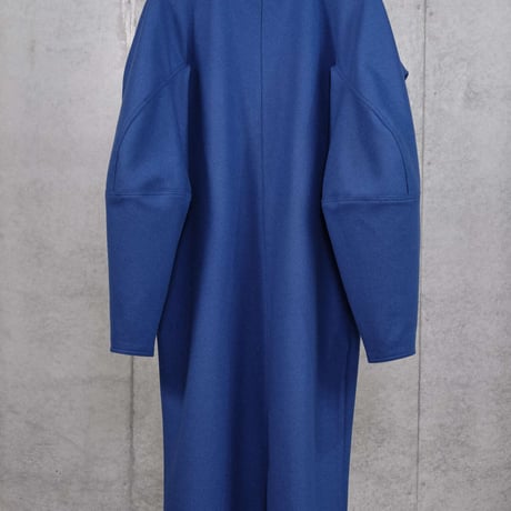 LE-O02／Limited Edition Super 120’s Wool Melton Minimal Line Dress／2COLORS