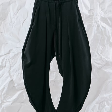 DK28-CS02-P02／Camellia Resilient Ponte Curved Silhouette Pants／2COLORS
