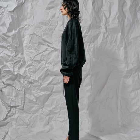 DK28-08-J03／Wool Twill Double Cloth Long Sleeve Bomber Jacket／2COLORS