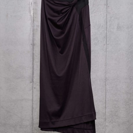 DK30-CS02-S08／100d PLA Smooth Twisted Skirt／2COLORS