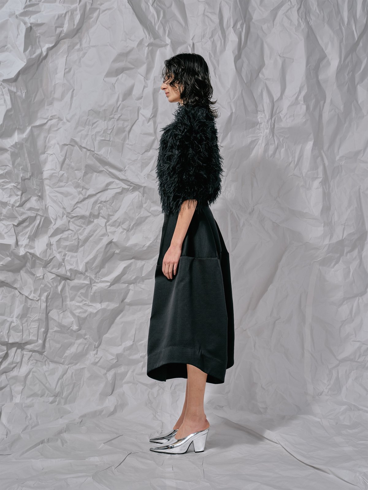 値下げ♡完売　新品　ella shaggy jacquard blouson 値下げ♡完売 新品 ella shaggy jacquard blouson DK28-07-H01