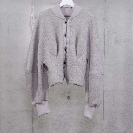 LE-H01／Limited Edition Faliero Sarti DANUSHKA Astrakhan Volume Sleeve Cardigan／4COLORS