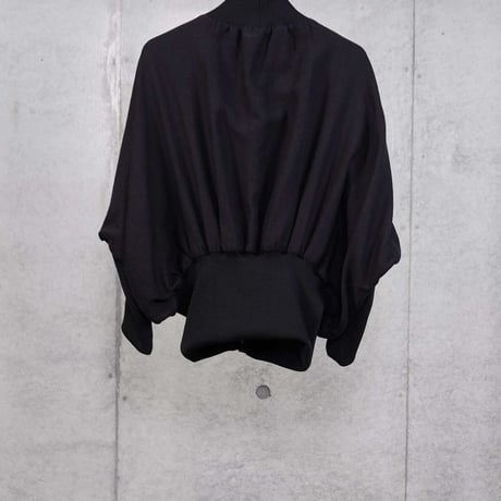 DK30-02-B04／Viscose/Cotton Amundsen Twill Washer Finish Pintuck Blouse／2COLORS