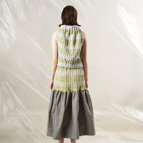 DK29-CS06-S07／High-Twist Double Jacquard Combination Skirts／2COLORS