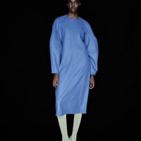 LE-O02／Limited Edition Super 120’s Wool Melton Minimal Line Dress／2COLORS
