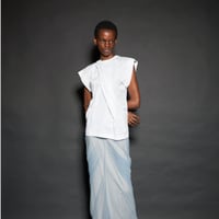 DV-047／“B A S I C S” 30/1 UV Protection Jersey Draped Top／2COLORS