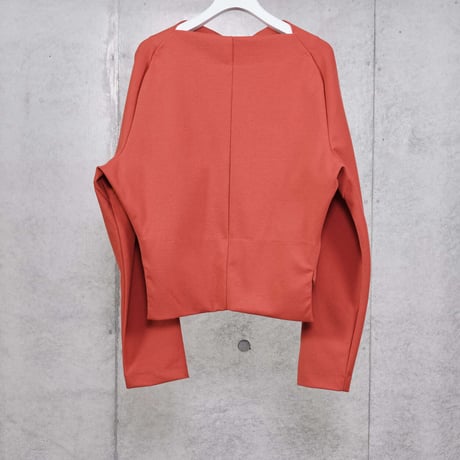 DK30-CS01-T02／MANTECO Recycled Cotton Milano Rib Round Silhouette Top／3COLORS