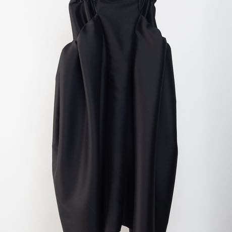 LE-S06／LIMITED EDITION／Silk Wool Twill Long Skirt／2COLORS