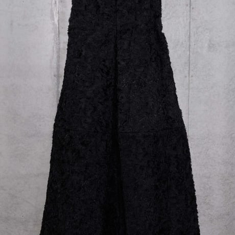DK30-SP02-S05／Ry/Ny/C Cut Jacquard High-waisted Long Skirt／2COLORS