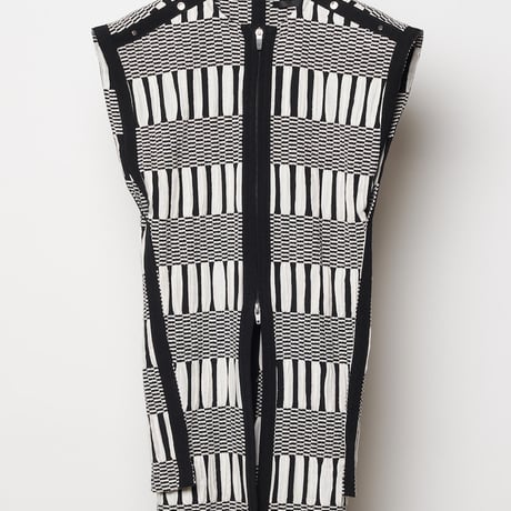 DK27-CS05-H02／High-Twist Double Jacquard Minimalist Cardigan／2COLORS
