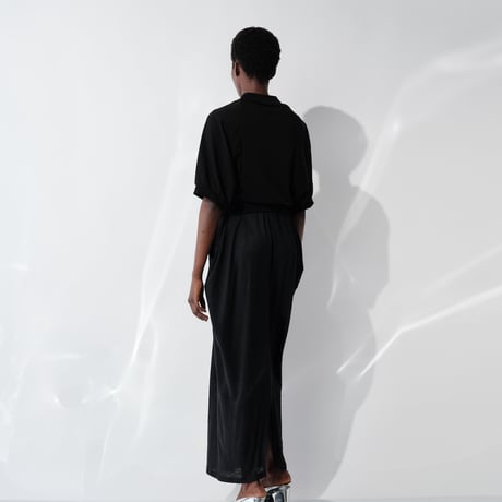 DK29-CS02-H02／Triacetate Cool Ponte Zip Bolero／2COLORS