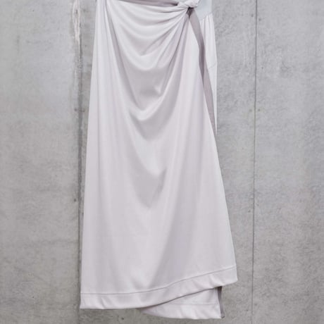 DK30-CS02-S08／100d PLA Smooth Twisted Skirt／2COLORS