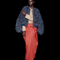 DK30-SP01-J02／Multicolor Cut Jacquard Bomber Jacket／1COLOR