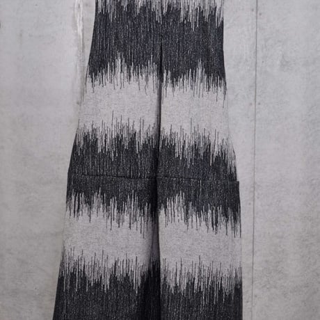 DK30-10-S05／Shadow Drip Wool Needle Punch High-waisted Long Skirt／2COLORS