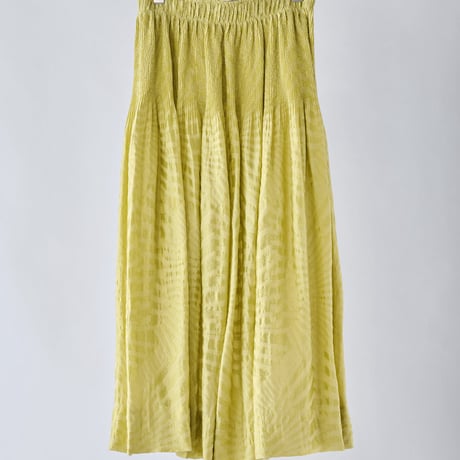 DK29-04-S01／Shadow Wave Jacquard Flared Skirt／2COLORS
