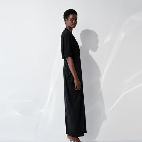 DK29-CS02-H02／Triacetate Cool Ponte Zip Bolero／2COLORS