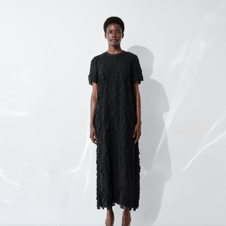 DK29-SP01-O11／Fragment Veil Cloth Tee Dress／1COLOR