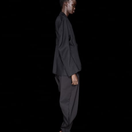 DK30-08-J03／Fine Wool Calze Twill Round Silhouette Jacket／2COLORS