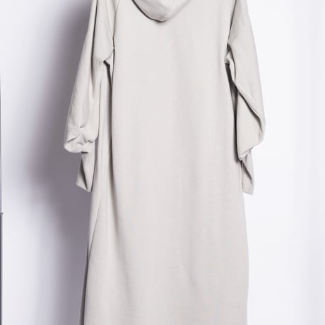 DV-038／“B A S I C S” 40/20 Cotton Fleece Hooded Dress／2COLORS