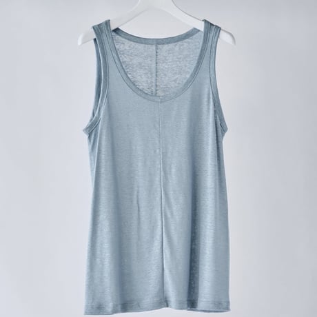 DV-061／“BASICS” 100% Linen Jersey Tank Top／4COLORS
