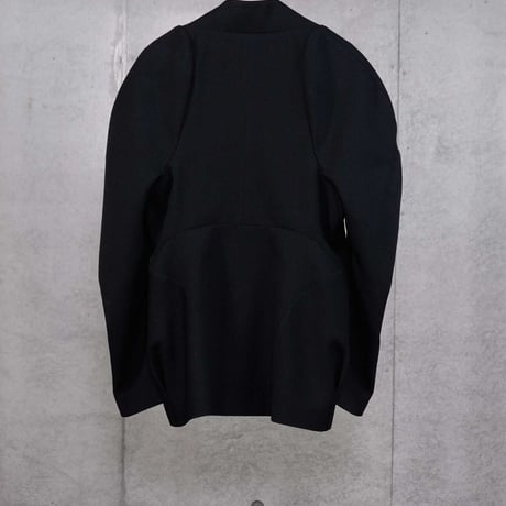 DK30-08-J03／Fine Wool Calze Twill Round Silhouette Jacket／2COLORS