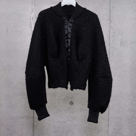 LE-H01／Limited Edition Faliero Sarti DANUSHKA Astrakhan Volume Sleeve Cardigan／4COLORS