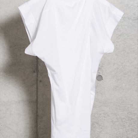DV-047／“B A S I C S” 30/1 UV Protection Jersey Draped Top／2COLORS