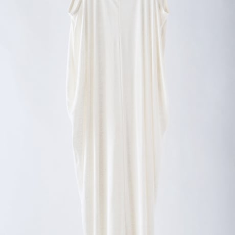 DV-060／“BASICS” 100% Linen Jersey Tank Long Dress／4COLORS