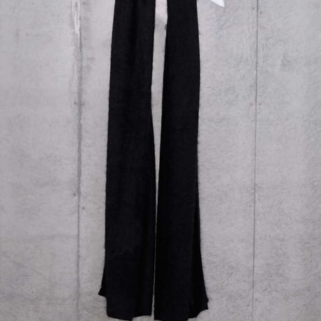 DK30-K01-A01／100% Cashmere Long-Hair Knit Scarf／2COLORS