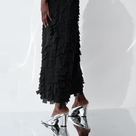 DK29-SP01-O11／Fragment Veil Cloth Tee Dress／1COLOR