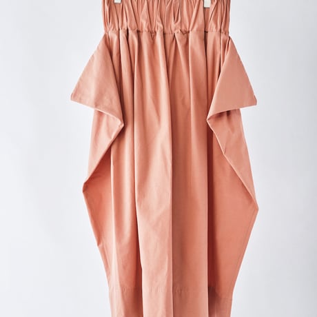 DK29-02-P02／Ny/C Luster Poplin Volume Gathered Pants／2COLORS