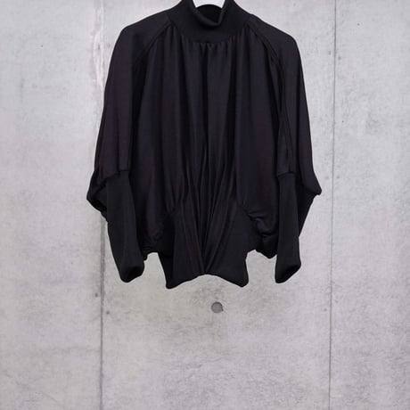 DK30-02-B04／Viscose/Cotton Amundsen Twill Washer Finish Pintuck Blouse／2COLORS