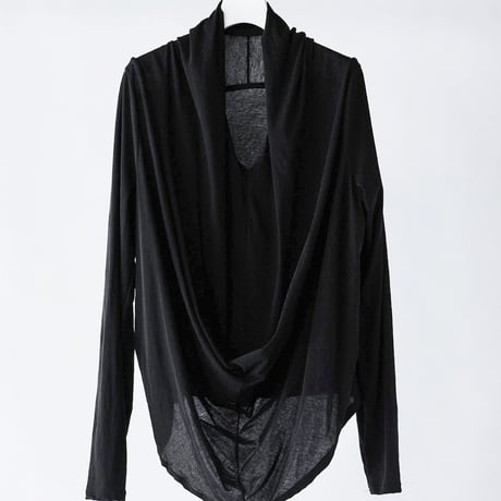DV-070／“BASICS” 50/- ULTIMA Super Strong Twist Jersey Drape Long Sleeve Top／2COLORS