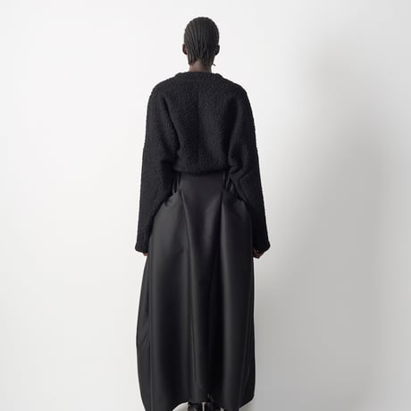 LE-S06／LIMITED EDITION／Silk Wool Twill Long Skirt／2COLORS