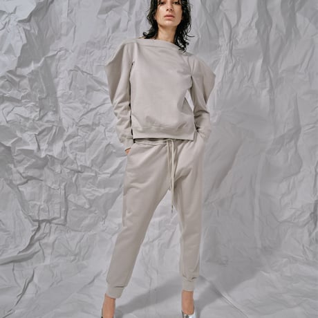 DV-059／“BASICS” French Terry Mercerized Drawstring Pants／2COLORS