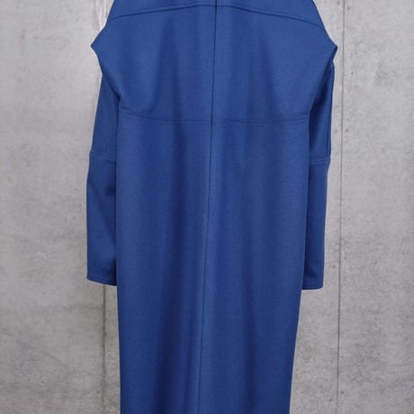 LE-O02／Limited Edition Super 120’s Wool Melton Minimal Line Dress／2COLORS