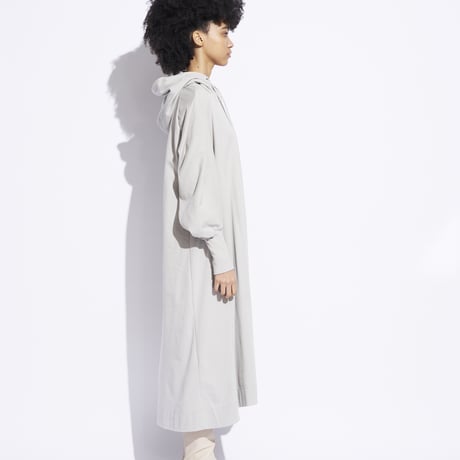DV-038／“B A S I C S” 40/20 Cotton Fleece Hooded Dress／2COLORS