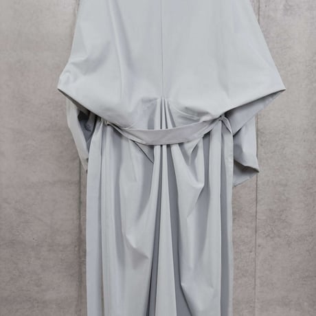 DK30-03-C05／80/2 GV Stretch Chambray Voluminous Long Coat／2COLORS